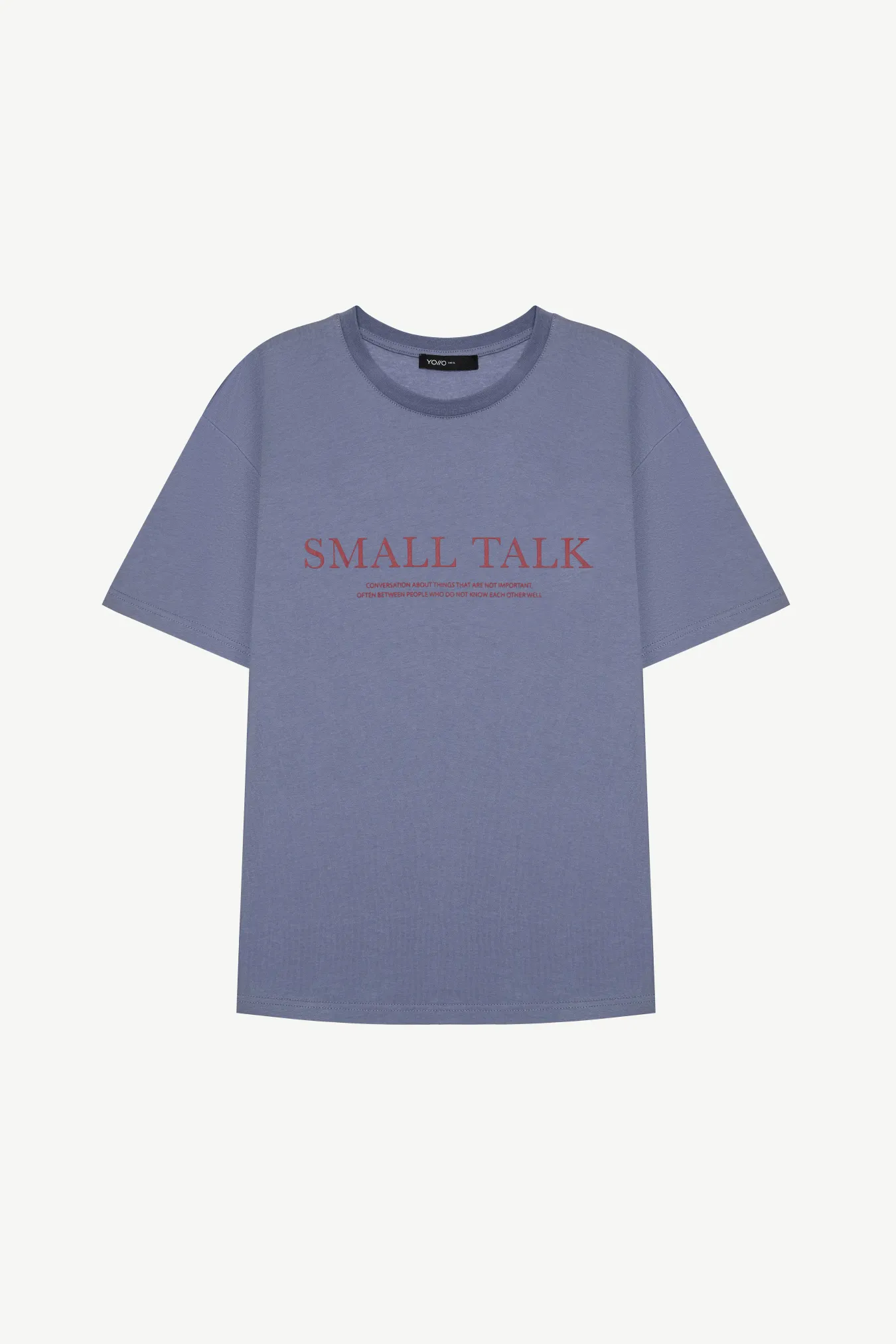 Футболка с принтом "Small talk"