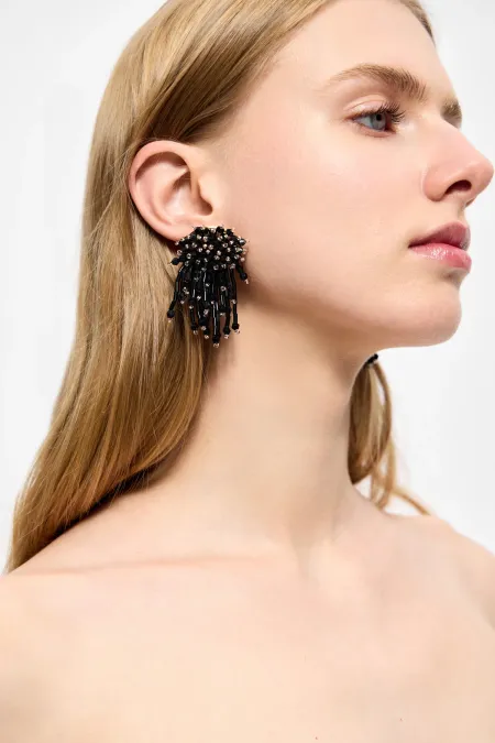 Серьги из бисера